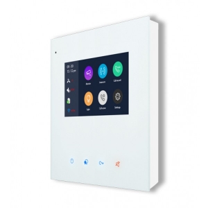 DX439-TD4 * Post interior de video-interfonie pe 2 fire, MASTER, cu ecran tactil de 4.3", comunicație SIP, WIFI
