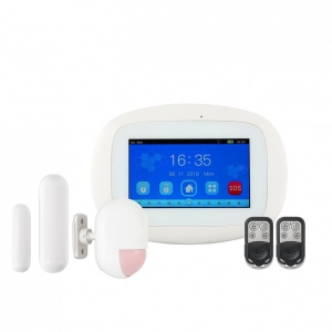KR-K5 * Kit alarma wireless, comunicatie WIFI si WCDMA( 2G, 3G), 99 zone