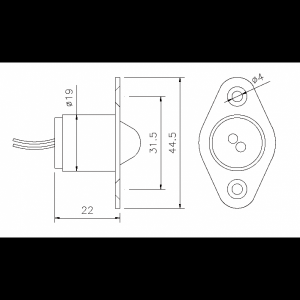 5C-43B * Contact magnetic pentru lifturi