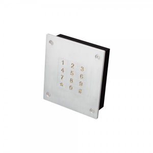 YK-1468 * Controler stand-alone antivandal de exterior cu tastatura touch iluminata si montare incastrata