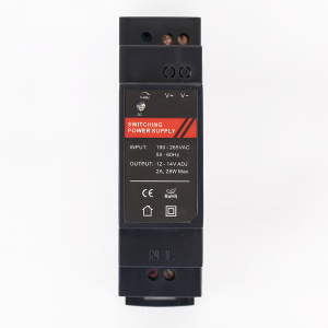 DR12024-01C * Sursa de alimentare 12Vcc/2A, montare pe sina DIN