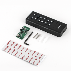 WK1-MF * Cititor RFID (MF 13.56MHz) si cod numeric PIN cu comunicatie wireless, pentru centralele de control acces ZKTeco