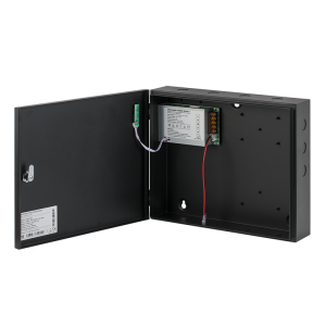 CAB4-PS5-gy * Cabinet multifunctional pentru centrale de control acces 12~14.1Vcc / 5A, backup, negru