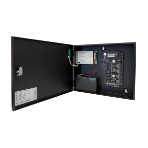 CAB4-PS5-gy * Cabinet multifunctional pentru centrale de control acces 12~14.1Vcc / 5A, backup, negru