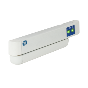 YB-500H(LED) * Bolt electric cu actiune electromagnetica, monitorizare, temporizare si LED de stare, alb