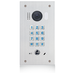 DT611F-MK-FE * Post de apel video cu tastatura mecanica iluminata si camera Fisheye, cu montare incastrata