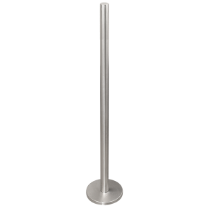 K-O * Stalp din INOX, pentru limitarea caii de acces, montare aplicata