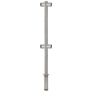 K-KIKO * Stalp intermediar 180° din INOX suport pentru balustrade din INOX, montare ingropata