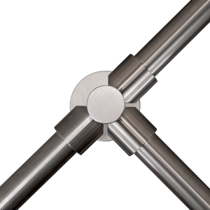 K-KITO * Stalp intermediar in forma de “T” din INOX, suport pentru balustrade din INOX, montare ingropata