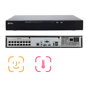 SN-NVR3632E4-P16-J * NVR AI 32 canale, 12MP, H.265+/H.264, Recunoastere faciala, 4 HDD, 16 POE