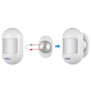 KR-P831 * Mini detector de miscare PIR wireless cu suport de prindere magnetic