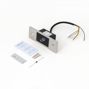 E1 * Minicontroler de acces RFID EM (125kHz) cu montare incastrata, antivandal de exterior