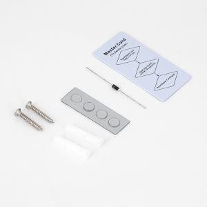EF1 * Minicontroler de acces biometric si RFID EM (125kHz) cu montare incastrata, antivandal de exterior