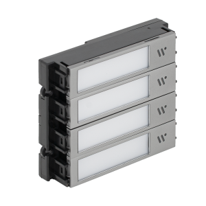 DT821|S4 * Modul cu 4 butoane iluminate, capacitive, pentru posturile de apel modulare DT 821 cu comunicatie pe 2 fire