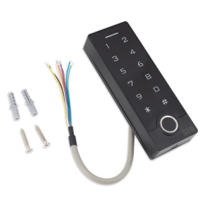 TF2EM-W-AS * Controler de acces stand-alone cu amprenta, tastatura touch si cititor RFID EM 125kHz, rezistent la apa si praf IP68