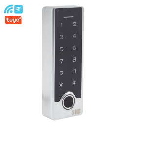 TF5EM-W-TUYA * Controler de acces stand-alone cu comunicatie Wi-Fi, amprenta, tastatura touch si cititor RFID EM 125kHz, IP68, Tuya