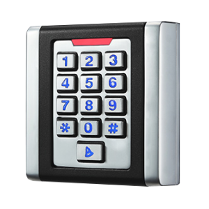 K6MF-W * Controler de acces stand-alone cu tastatura iluminata si cititor RFID MF 13.56MHz, anti-vandal, rezistent la apa si praf