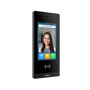E18C * Video interfon IP SIP, post de apel cu ecran touchscreen de 7”, recunoastere faciala, cod QR, card RFID, NFC, PIN, BLE