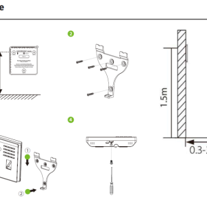 TA-MV560-1-W * Terminal de pontaj cu identificare faciala, amprenta, PIN, cititor RFID EM 125kHz, comunicatie TCP/IP, Wi-Fi