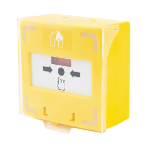 SCP-110-yo * Buton iesire de urgenta cu 3 comutatoare NC-COM-NO, Buzzer si LED bicolor, galben