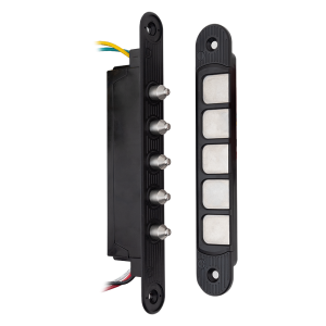 DLK-405-5 * Contact mecanic cu cinci contacte pentru alimentarea incuietorilor electrice montate pe foaia de usa