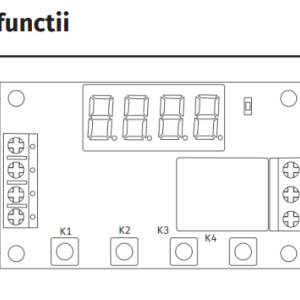 T-100R-PRO-24V *  Modul de temporizare si intarziere comanda, digital, cu ecran alfanumeric