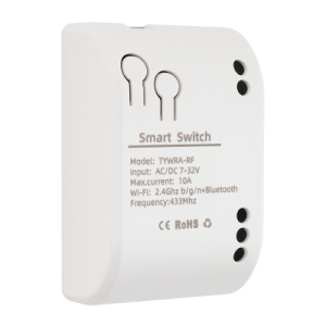 TYWRA-RF * Modul de comanda cu un canal, receptor RF (433.92MHz) comunicatie Wi-Fi si Bluetooth pentru sistemele de automatizare