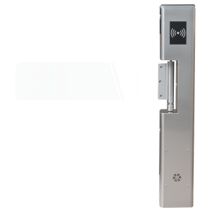TS-SBT2000S-SS * Poarta batanta bidirectionala, automata, cu brat din sticla acrilica, corp din inox