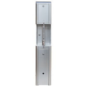 TS-SBT2000S-SS * Poarta batanta bidirectionala, automata, cu brat din sticla acrilica, corp din inox