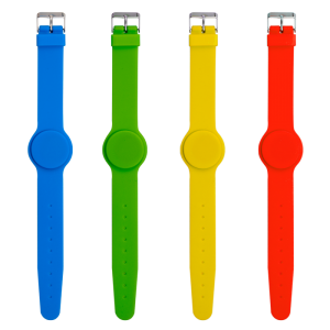 IDT-4009EM * Bratara de proximitate din silicon cu catarama metalica, cu cip EM4100 (125KHz)