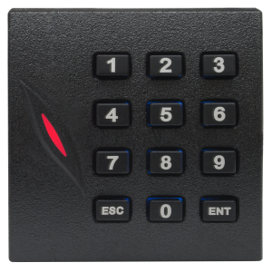 KR-102M * Cititor de proximitate RFID (MIFARE 13.56MHz) cu tastatura; pentru centrale de control acces
