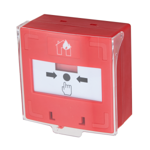 SCP-100-rd * Buton iesire de urgenta aplicabil, cu 3 comutatoare NC-COM-NO, din plastic, rosu
