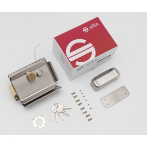 SX-11L * Yala electromagnetica cu buton pentru exterior, cu montare pe stanga