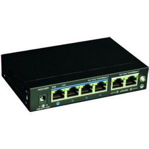UTP3-GSW04-TP60 * Switch ethernet gigabit POE+, 4+2 porturi