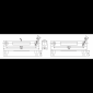 5C-58 * Contact magnetic aplicabil NC pentru usi de metal