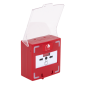SCP-110-rd * Buton iesire de urgenta cu 3 comutatoare NC-COM-NO, Buzzer si LED bicolor
