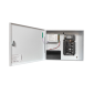 CAB4-PS5-wh * Cabinet multifunctional pentru centrale de control acces 12~14.1Vcc / 5A, backup, alb