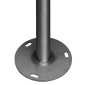 K-TO * Stalp intermediar in forma de “T” din INOX, suport balustrade din INOX