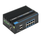 UTP7308GE-BTPOE *  Switch industrial full gigabit cu 8 porturi ethernet BT POE++ si 2 porturi SFP, management L2, POE Watchdog, Fast Ring