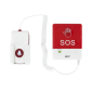 Y-FS2-WR-H * Buton de panica wireless, cablu spiralat si buton de apelare la mana
