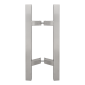YHT-400S/45 * Maner tragator din inox cu fixare la 45 grade, profil patrat