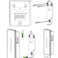 PRORF-MF * Controler de acces si pontaj cu cititor de proximitate RFID (13.56Mhz) si comunicatie TCP/IP, RS232/485, Wiegand