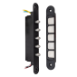 DLK-405-5 * Contact mecanic cu cinci contacte pentru alimentarea incuietorilor electrice montate pe foaia de usa