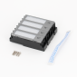DTH821|S4 * Modul cu 4 butoane iluminate, capacitive, pentru posturile de apel modulare DT 821 cu comunicatie pe 2 fire