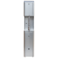 TS-SBT2000S-SS * Poarta batanta bidirectionala, automata, cu brat din sticla acrilica, corp din inox