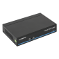 UTP1-SW0401-TP60 * Switch PoE 5 porturi (4 downlink, 1 uplink) pentru sisteme de supraveghere