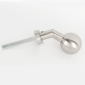 YH-S45O * Maner cu buton fix la 45°, cu rozeta ovala