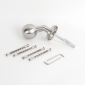 YH-S45R * Maner cu buton fix la 45°, cu rozeta rotunda